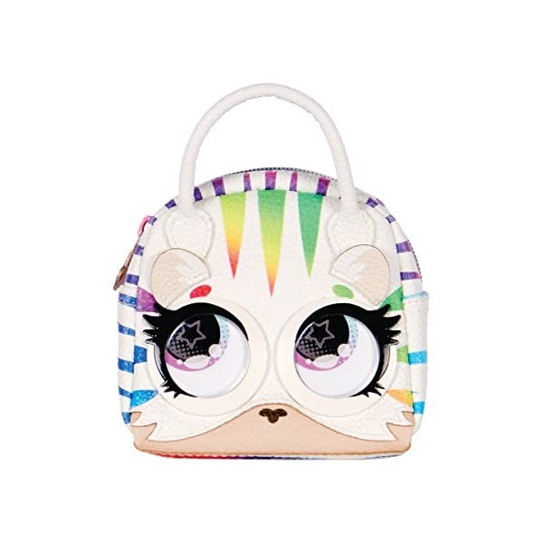 Purse Pets Micro - Pingouin - Mini Compagnon Format Sac A Main - Petit Animal A Accrocher A Son Ou A La Ceinture - Bouge Les 