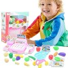 Bavokon Caisse Enregistreuse Enfants MarchanJouet avec Électronique Scanner Épicerie,Jeu Dimitation pour Filles Et Garcons,J