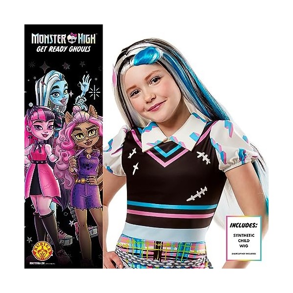 RUBIES - Déguisement Classique Enfant MONSTER HIGH Officiel - Draculaura , Clawdeen Wolf ou Frankie Stein - Taille Enfant au 