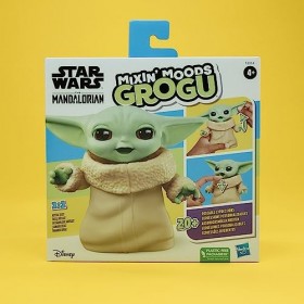 Star Wars Mixin Moods Grogu, 20+ Expressions Personnalisables, Figurine Grogu de 12,5&nbsp;cm, Jouets pour Enfants