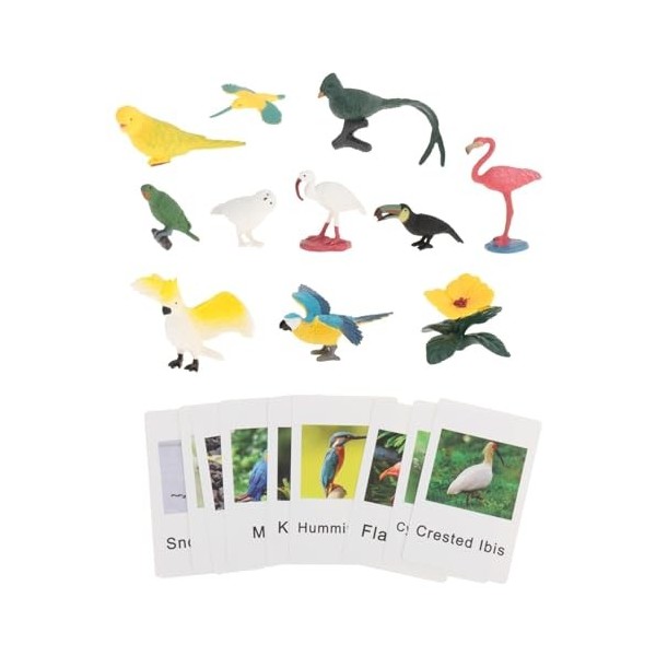 MagiDeal Jouet éducatif Montessori avec Animaux Assortis, Ensemble de Jeu Miniature pour Nourrissons et Tout-Petits, matériel