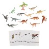 MagiDeal Jouet éducatif Montessori avec Animaux Assortis, Ensemble de Jeu Miniature pour Nourrissons et Tout-Petits, matériel