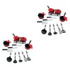 Toyvian 1 Ensemble Pots Faire Semblant pour LIntelligence Mini Jouets avec Poêle Cuisine Imitation Simulé Enfants Coupe Éduc