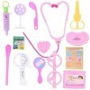 Toyvian 14 Pièces 1 Ensemble Cadeau danniversaire Ensemble Puzzle Jouets Robes pour Tout-Petits Modèle De Stéthoscope Ensemb