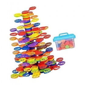Oshhni Kid Tree Montessori Jouets Jouet éducatif interactif Empilage Blocs de Construction Jouets Jeu déquilibre Jouets de C