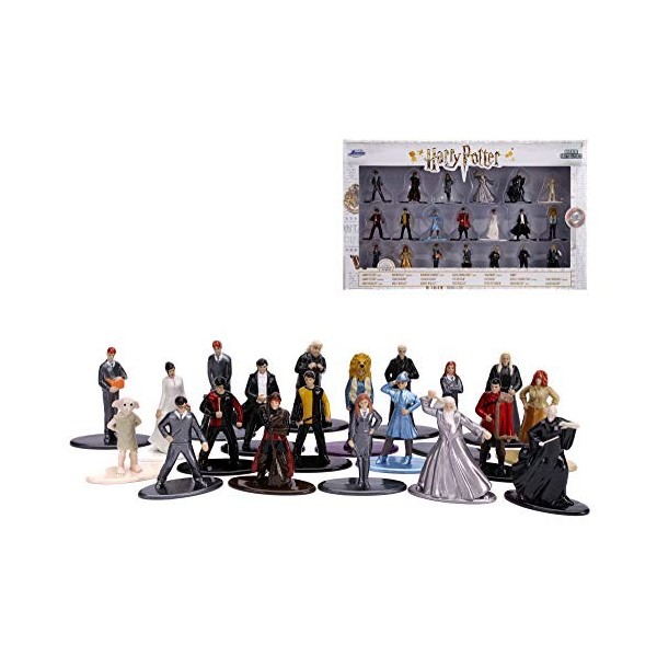 Jada Toys- Marvel Harry Potter-Lot de 20 Figurines à Collectionner Wave 4-Die-cast Nano-4 cm, 253185003, Multicolore