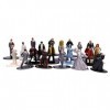 Jada Toys- Marvel Harry Potter-Lot de 20 Figurines à Collectionner Wave 4-Die-cast Nano-4 cm, 253185003, Multicolore