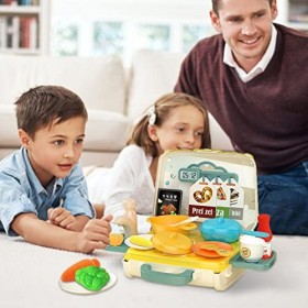 OKUYAN Jeu de rôle de cuisine, jeu de rôle intéressant, jouet de cuisine interactif | Jouet de jeu de rôle, sac à main, jouet