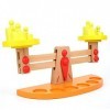 Jouet Balance Jeu Dimitation Enfant Commercant Marchande Jeu de Société Balance en Bois Jouet Montessori Cadeaux pour Garçon