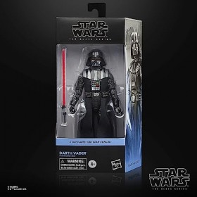 Star Wars The Black Series, Dark Vador, Figurine de Collection de 15&nbsp;cm, Obi-Wan Kenobi, Jouet pour Enfants, dès 4&nbsp;Ans - Mult