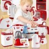 Accessoire Cuisine Enfant Kit de Cuisine pour Enfant Petit Électroménager Cafetière, Mixer, Blender Jeu Dimitation Jouets de