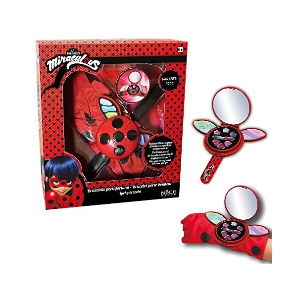 Nice Group Group-52003 Miraculous: Tales of Ladybug & Cat Noir, Bracelet Porte-Bonheur Make-Up, 52003, Multicolore, 3