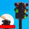 TOYANDONA 2 Pcs Feux de Signalisation Lampe Jouet Feux de Circulation Jouet Éducation Précoce Jouets Panneau de Signalisation