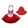 IWEMEK Enfants Bébés Filles Petit Chaperon Rouge Costume Princesse Tutu Robe + Cape À Capuche Halloween Carnaval Déguisement 