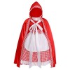 IWEMEK Enfants Bébés Filles Petit Chaperon Rouge Costume Princesse Tutu Robe + Cape À Capuche Halloween Carnaval Déguisement 