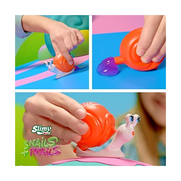 Slimy Snails + Trails – Slimy Slime Extra Glissant dans des escargots Amusants, Amusant de Jeu pour Les Enfants avec de la Bo