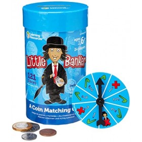 Jeu dassociation de pièces de monnaie Le petit banquier de Learning Resources