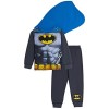 BATMAN Pyjama fantaisie pour enfant avec cape, déguisement pour enfants de 2 à 8 ans, gris, 2-3 ans