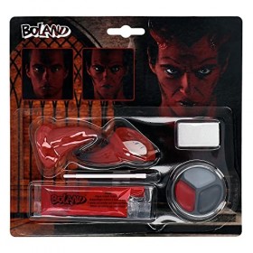 Kit maquillage maquillage Diable Devil Taglia Unica rouge