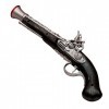 Widmann 3085P - Pistolet pirate antique, accessoire de costume, noir