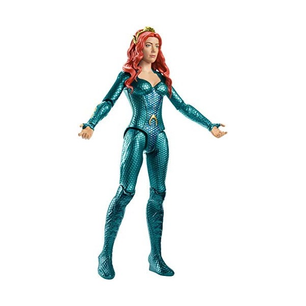 DC Comics Aquaman Figurine Mera articulée 30 cm, 11 points darticulation, jouet pour enfant dès 3 ans