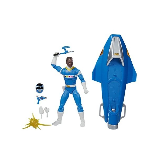 Power Rangers Hasbro Lightning Collection - in Space Blue Ranger & Galaxy Glider Deluxe Action Figure F5398 