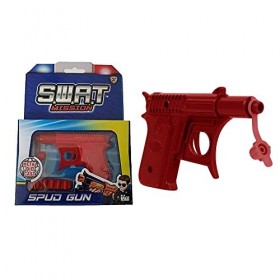 Pistolet à spud en métal moulé sous pression, excellent rétro amusant pour les enfants et les adultes, jouet de jeu de rôle a