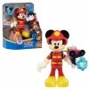 Mickey Mouse- Figurine 15,2 cm. -Pompier Mickey Adventure, 38121, Multicolore