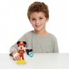 Mickey Mouse- Figurine 15,2 cm. -Pompier Mickey Adventure, 38121, Multicolore
