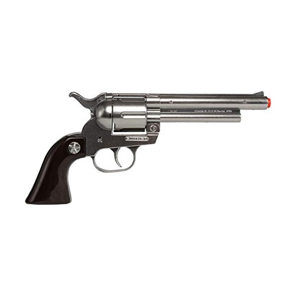 Gonher- Pistolet à pétards, 121/0, Argent, 0