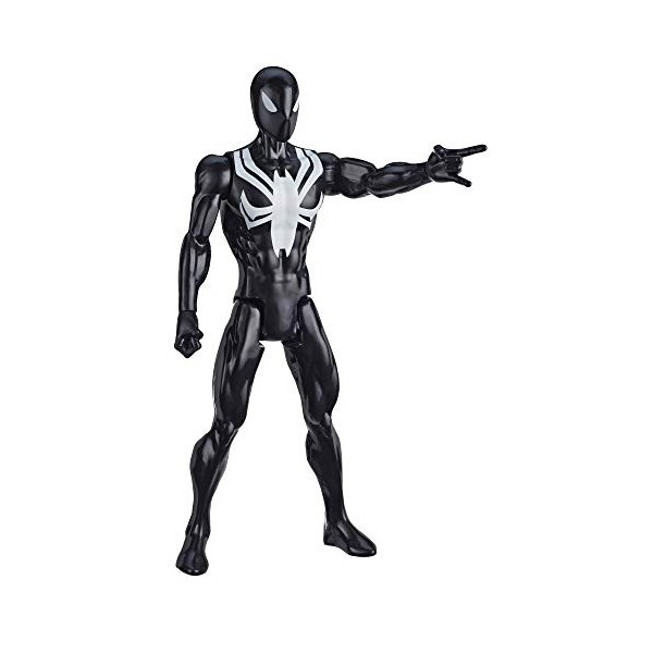 Marvel Spider-Man - Figurine Titan Hero Black Suit - 30cm