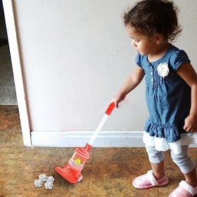 majs Jouet Aspirateur | Aspirateur avec des Sons légers et réalistes,Aspirateur Jouet pour, aspirateur Jouet 1 à 3 Ans