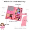 KARLOR Set de Maquillage pour Enfants, Palette de Maquillage, Vrai Set de Maquillage, Lavable, sûr, Non Toxique, cosmétique p