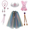 Qingzhuan Princesse Dress up Set, Costume Princesse fille Costume Petite fille Cosplay jeu set