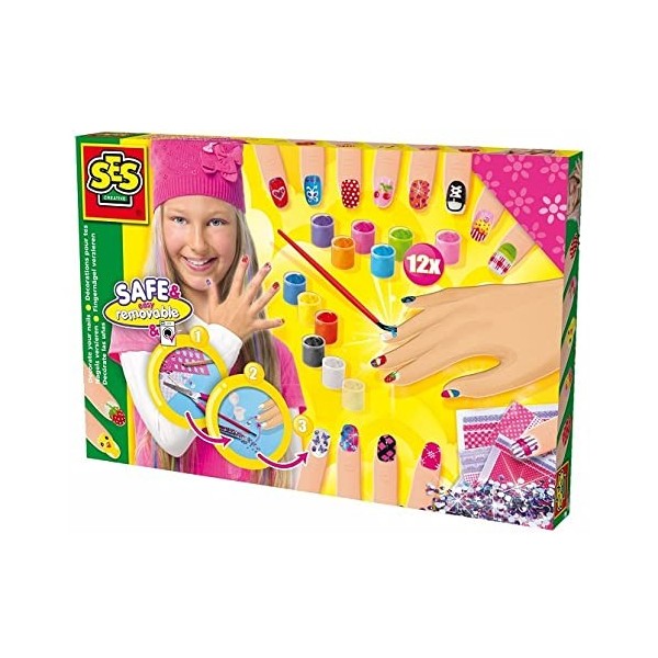 Coffret maquillage : maquille tes ongles - cosmétique - jeu imitation enfant