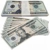 AFFO Prop Money Copy Money, 100 Feuilles réalistes American 20 Dollars Play Money 100 Euro Bills Print 2022 New, Film Play To