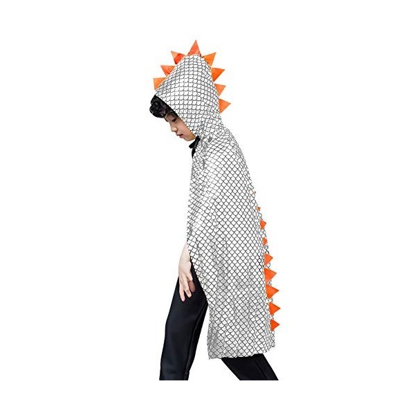 XGOPTS Enfants Cape de Dinosaure Costume Halloween Capes à Capuche Longue Manteau Déguisement Halloween Cosplay Animaux Anniv