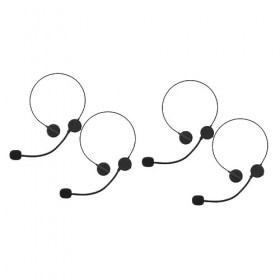 ibasenice 4 Pièces Faux Accessoires De Casque Décor Intérieur Ensemble De Jeu Intérieur Jouets pour Enfants Jouet De Micropho