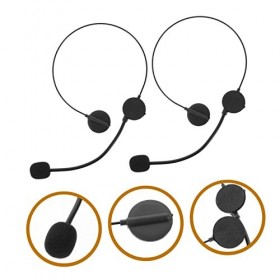 ibasenice 4 Pièces Faux Accessoires De Casque Décor Intérieur Ensemble De Jeu Intérieur Jouets pour Enfants Jouet De Micropho