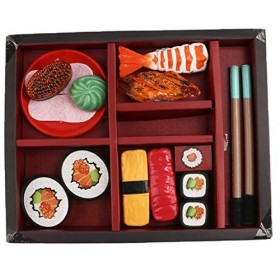 Les Enfants Font de Une à Jouets de Sushi Japonais Vif Ensemble de Cuisine Ensemble de Jeu pour Bébé Jouet éducatif Activité 