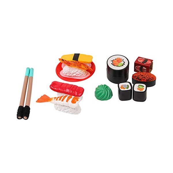 Les Enfants Font de Une à Jouets de Sushi Japonais Vif Ensemble de Cuisine Ensemble de Jeu pour Bébé Jouet éducatif Activité 