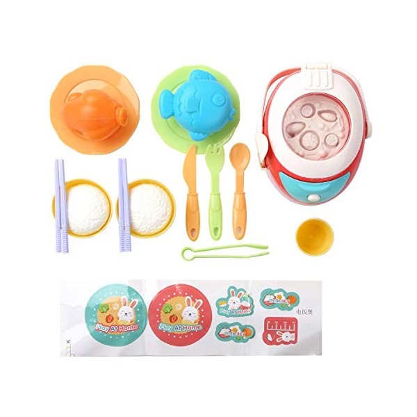 TiaoBug Jeu dImitation Cuisine Enfant Jouet Educatif Ensembles Jouets Alimentaires Plastique Jouet Simulation pour Developpe