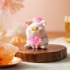 52TOYS Lulu, le cochon en fleur Sakura II, figurine daction mignonne aléatoire, jouet à collectionner, décoration de bureau 