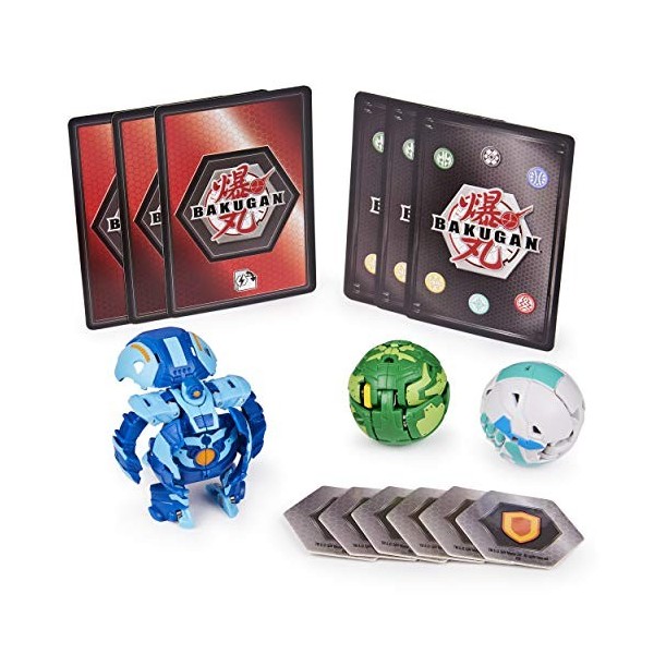 Bakugan Lot de 3 figurines Aquos Goreene à collectionner pour 6 ans et plus