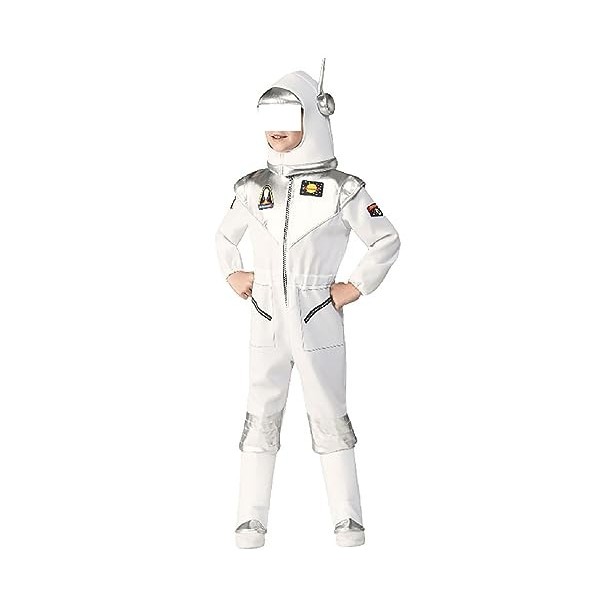 Aiihoo Déguisement Astronaute Enfant Fille Garcon Costume Astronaute Jeu de Rôle Astronaute Deguisement Halloween Noel 3-10 A