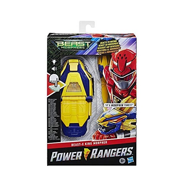 Power Rangers Beast Morphers Beast-X King Morpher Jeu de rôle électronique avec lumières et Sons réactifs inspiré de lémissi