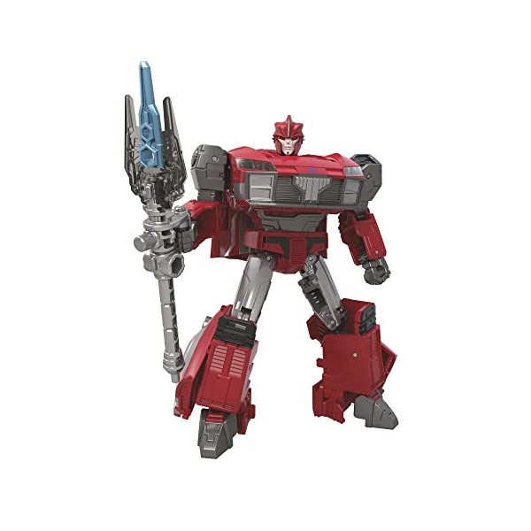 Transformers Generations Legacy, Figurine Prime Universe Knock-Out Classe Deluxe, pour Enfants à partir de 8 Ans, 14 cm F3031