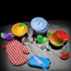 ZCOINS Jeu de Cuisine pour Enfant, Accessoires de Cuisine en Acier coloré casseroles de Jeu en, ustensiles Cuisine Enfant 11 