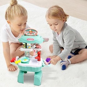 Cuisine | Jouets Jeu Cuisine colorés | Ensemble Jeu éducatif en Plein air avec Accessoires Cuisine Portables pour garçons et 