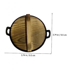 Cabilock 1 Ensemble De Jouets Mini Shiwan Wok Ensemble De Marmite Jouets Squiz Jouets De Batterie De Cuisine Wok À Griller En